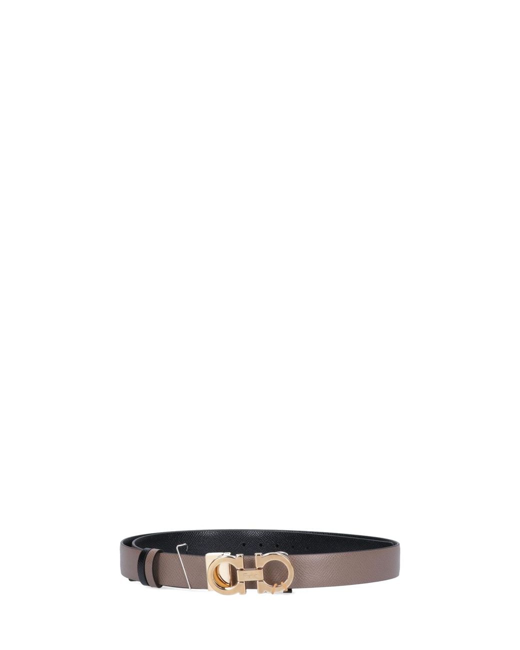 Ferragamo Multicolor Gancini-Buckle Reversible Belt