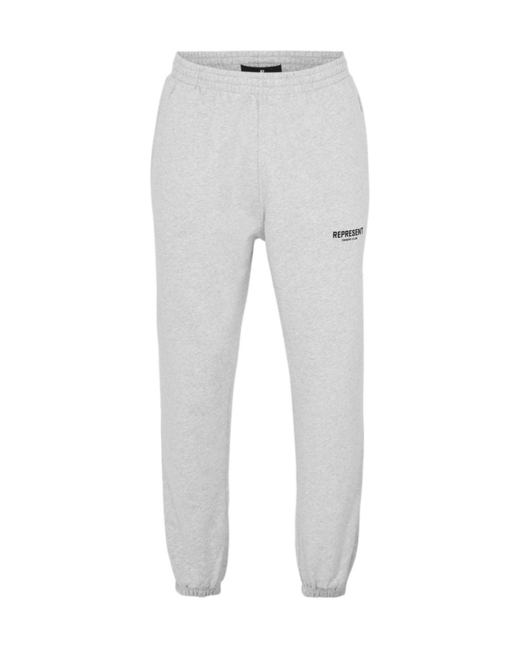 Represent Gray Logo Track Pants for men