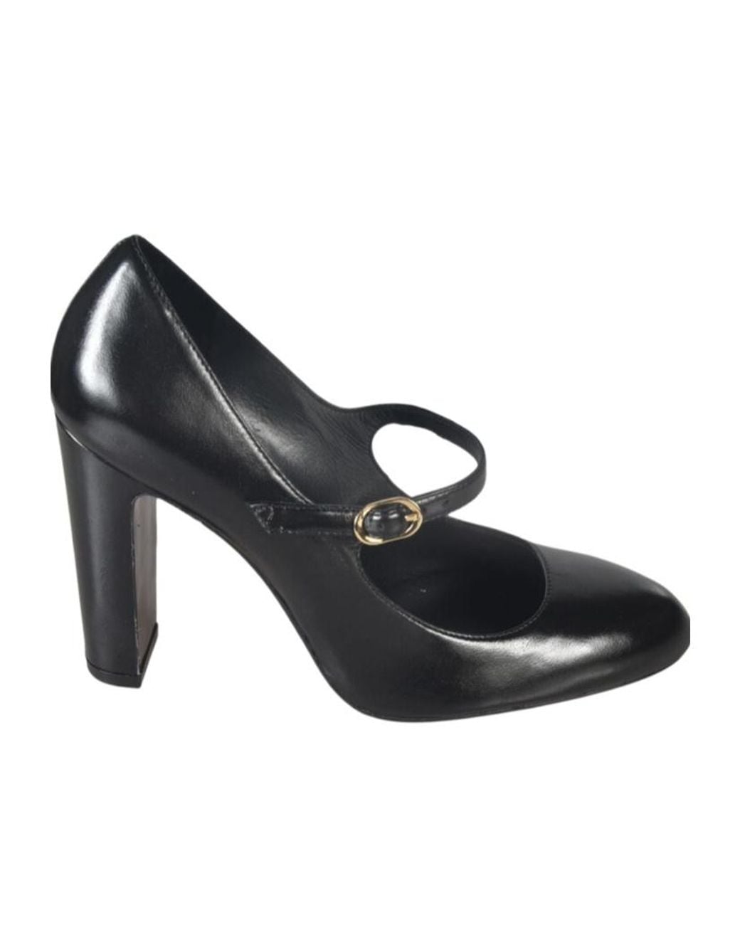 Stuart Weitzman Black Thick Heels