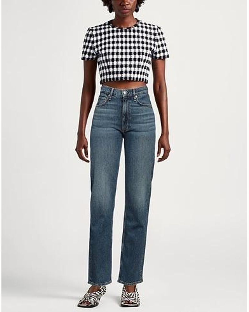 Rag & Bone Blue Tape-Shaped Jeans