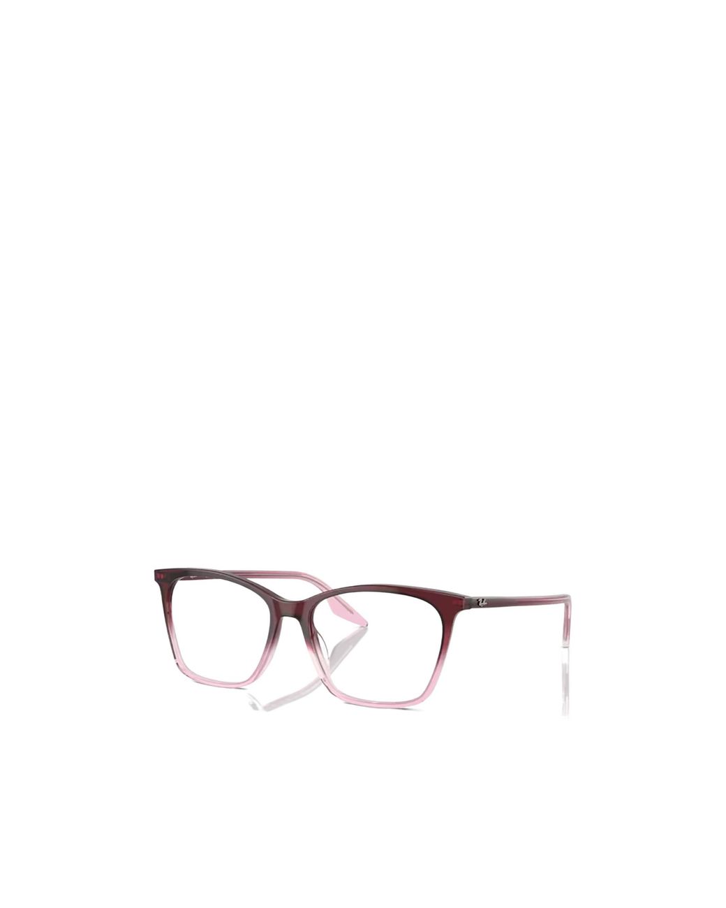 Ray-Ban Metallic Square Frame Glasses