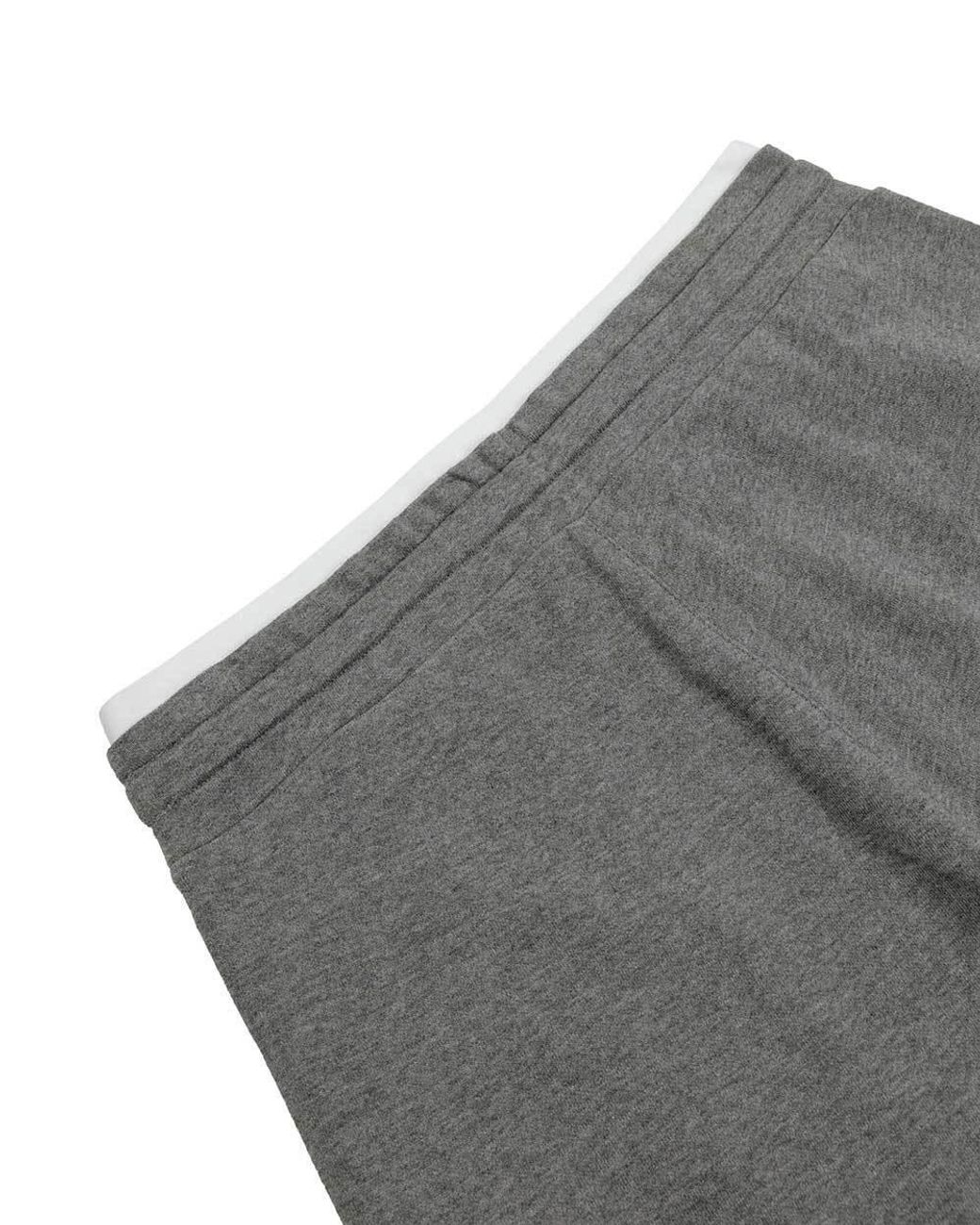 EA7 Gray Logo Printed Sweatpants for men