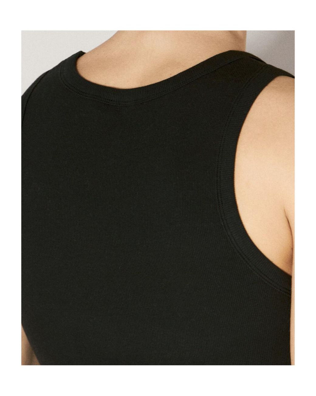 Entire studios Black Sleeveless Top for men