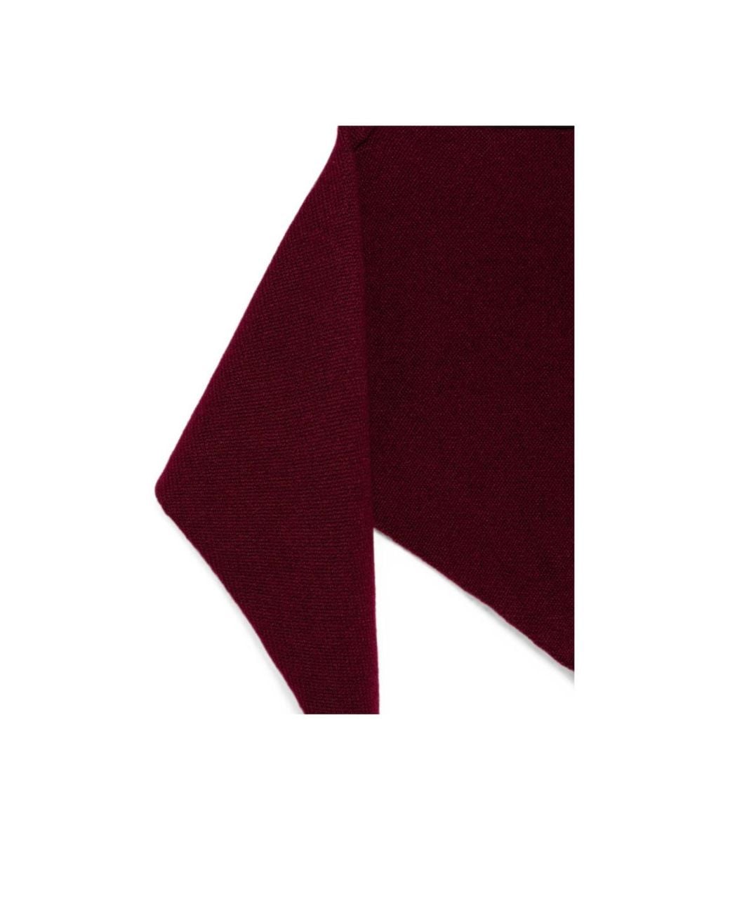 Lisa Yang Red Triangular Scarf