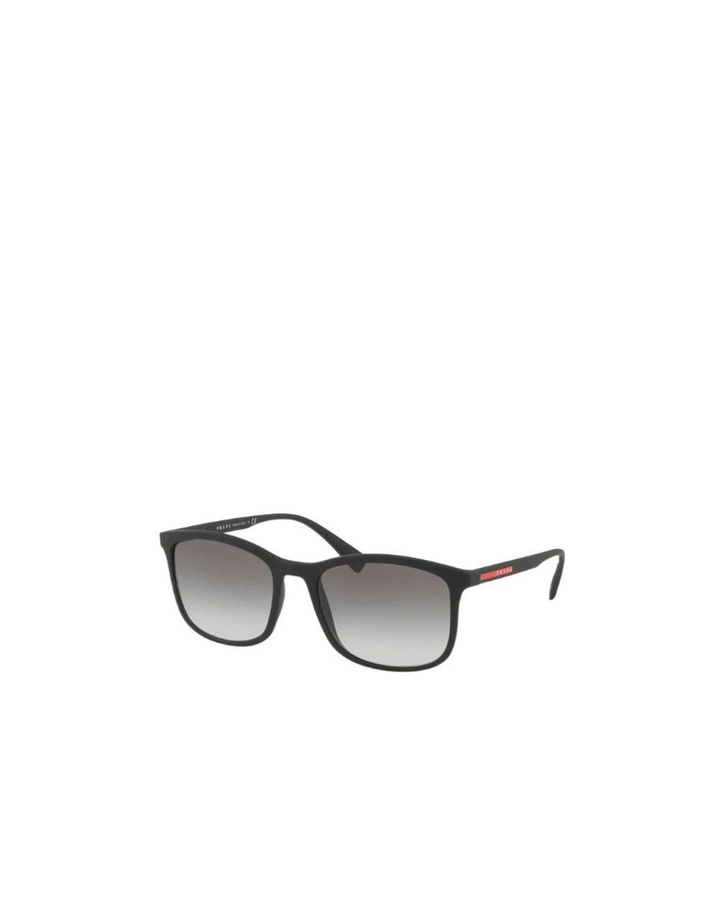 Prada Linea Rossa Metallic Prada Eyewear Rectangular Frame Sunglasses for men