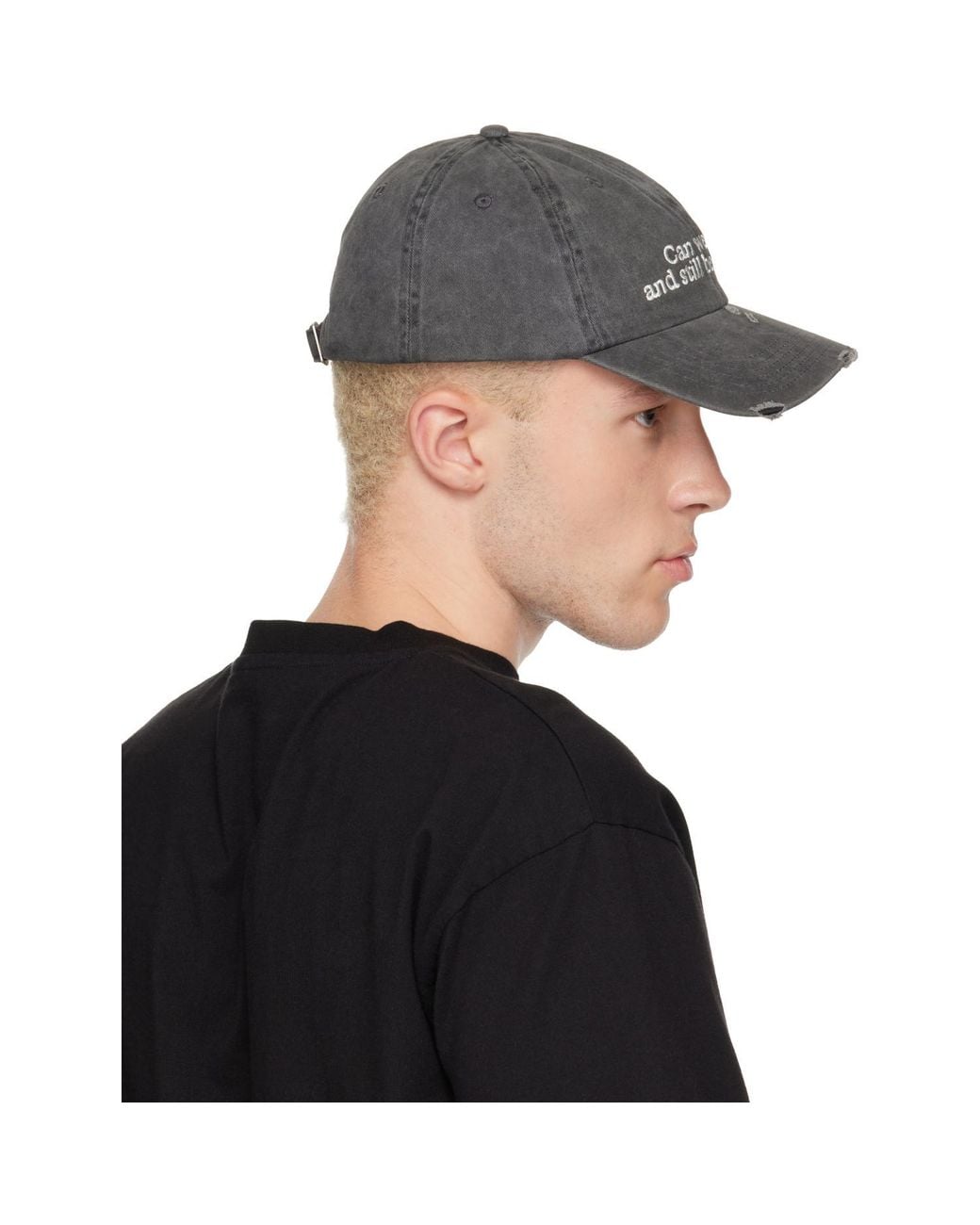 Carne Bollente Black Logo Baseball Cap for men