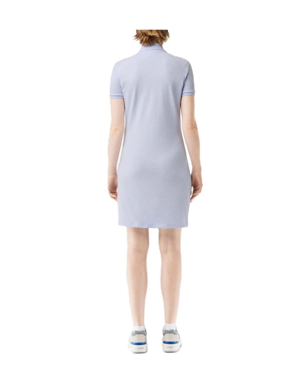 Lacoste Blue Shortsleeve Polo Dress