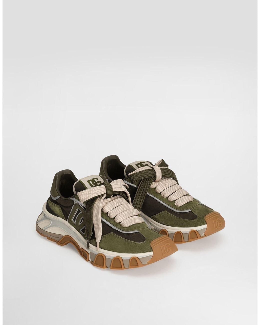 Dolce & Gabbana Green Baskets En Tissu Country Road for men