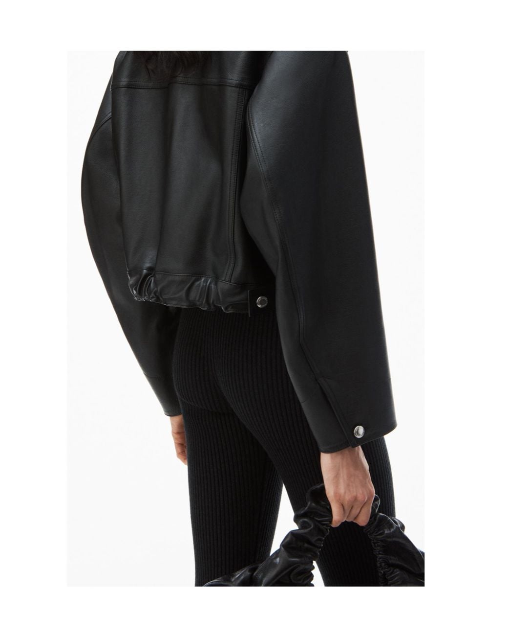 Alexander Wang Black Locomotive Leather Jacket