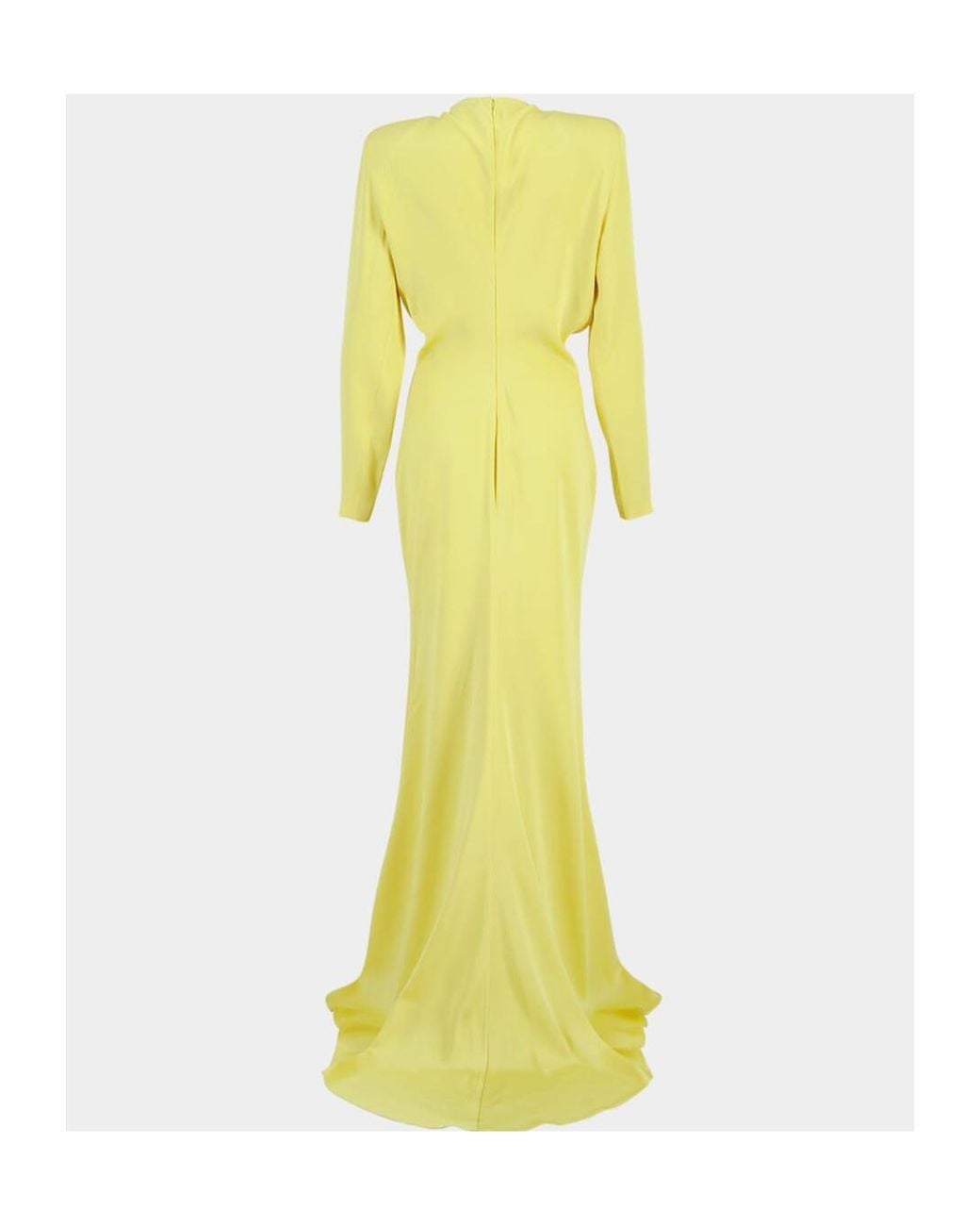 Stella McCartney Yellow Cowl-Neck Maxi Dress