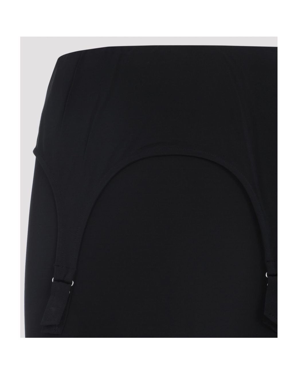 Jean Paul Gaultier Black Midi Skirt