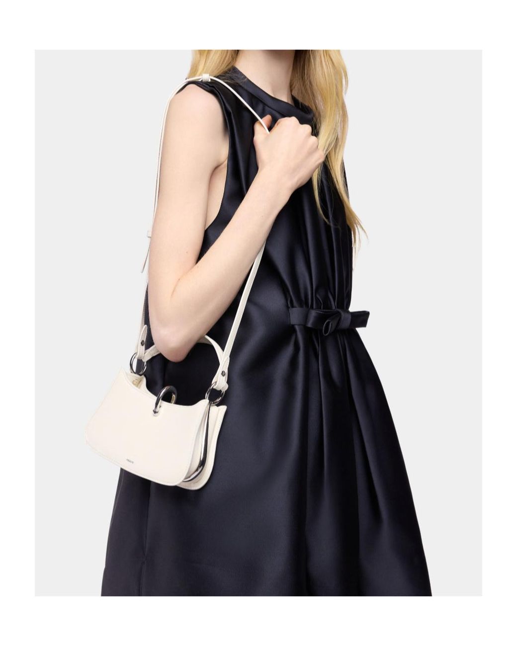 Rabanne Natural Rabanne Ring-Handle Clutch Bag