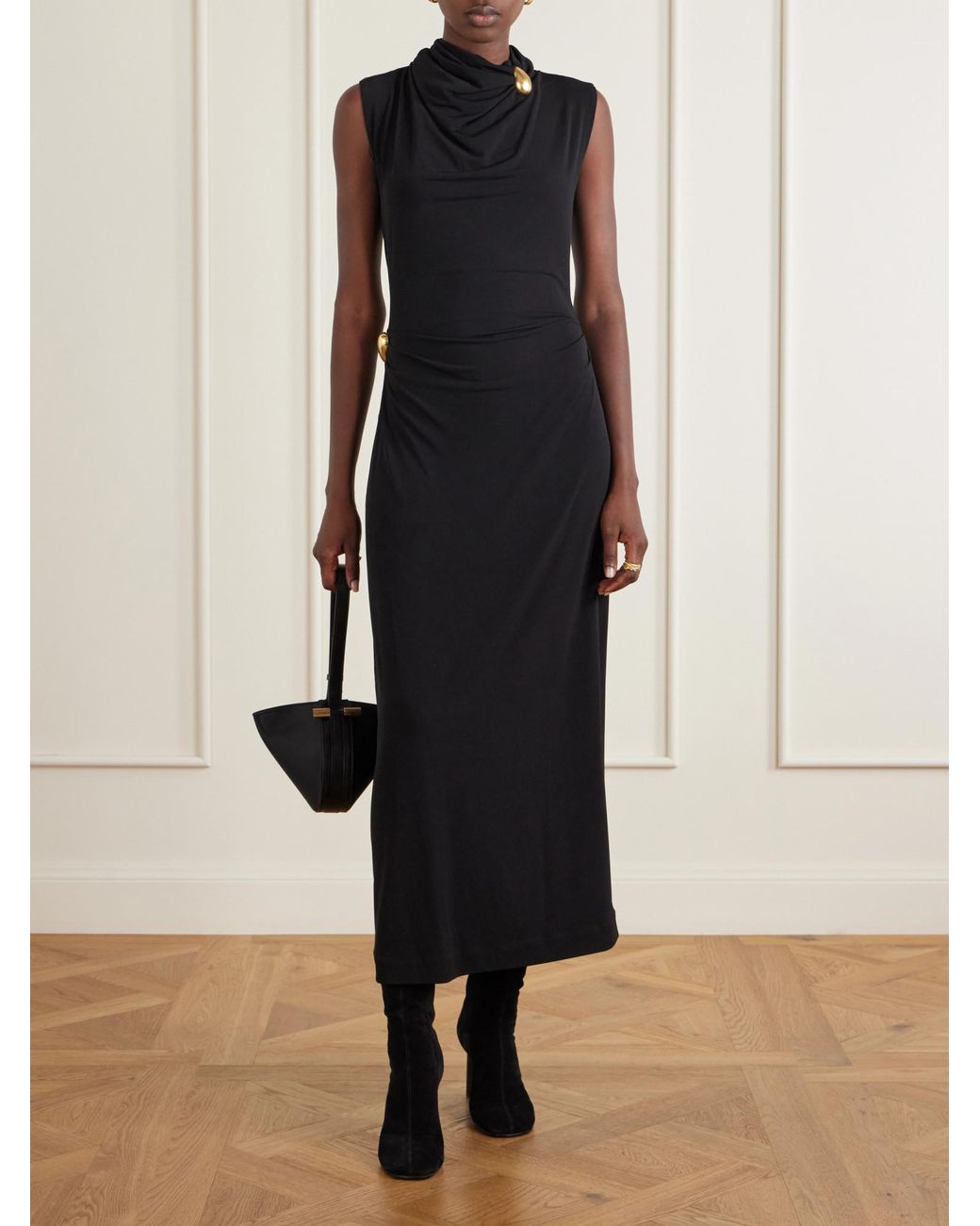 Altuzarra Black Stretch-Jersey Midi Dress