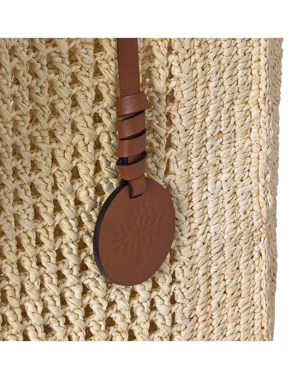 Mulberry Natural Crochet Tote Raffia