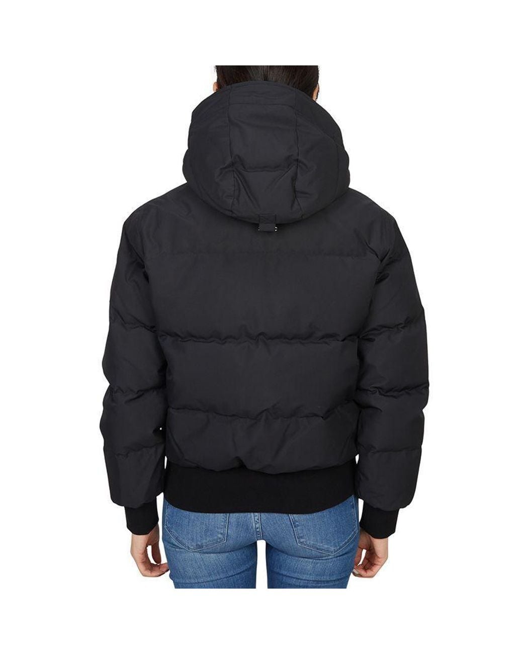 Moose Knuckles Black Padded Hooded Jacket