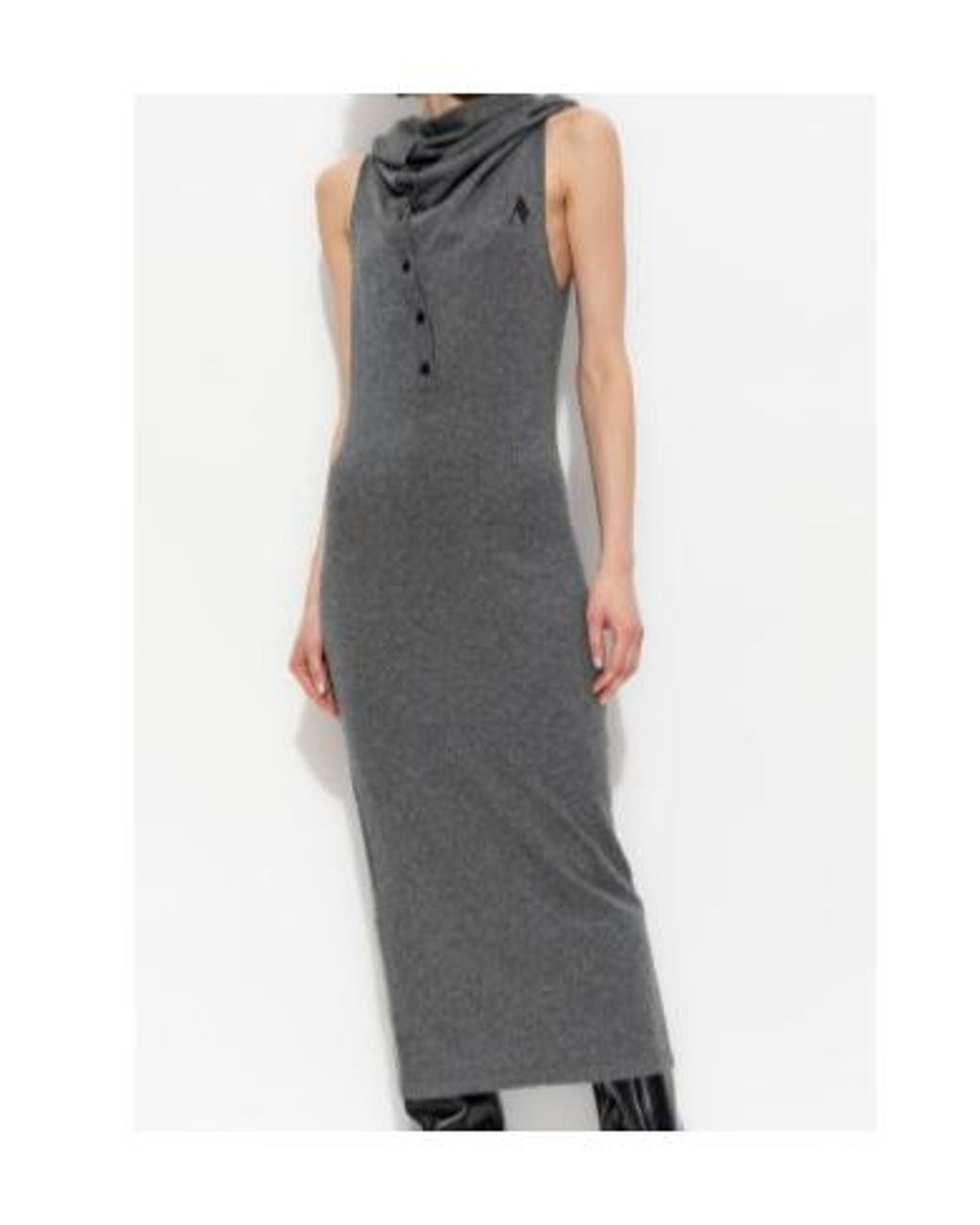 The Attico Gray The Midi Dress