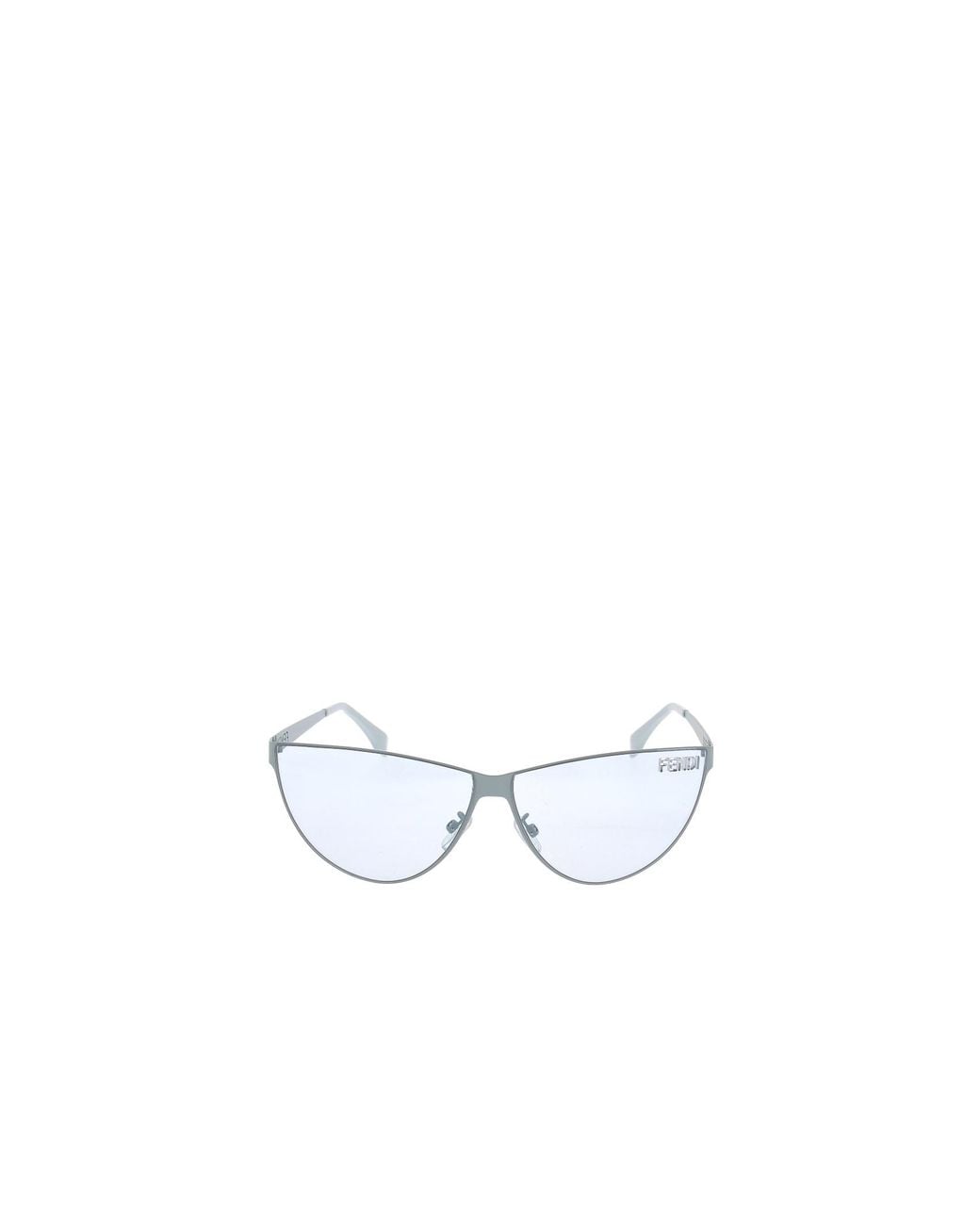 Fendi White Eyewear Cat-Eye Frame Sunglasses for men