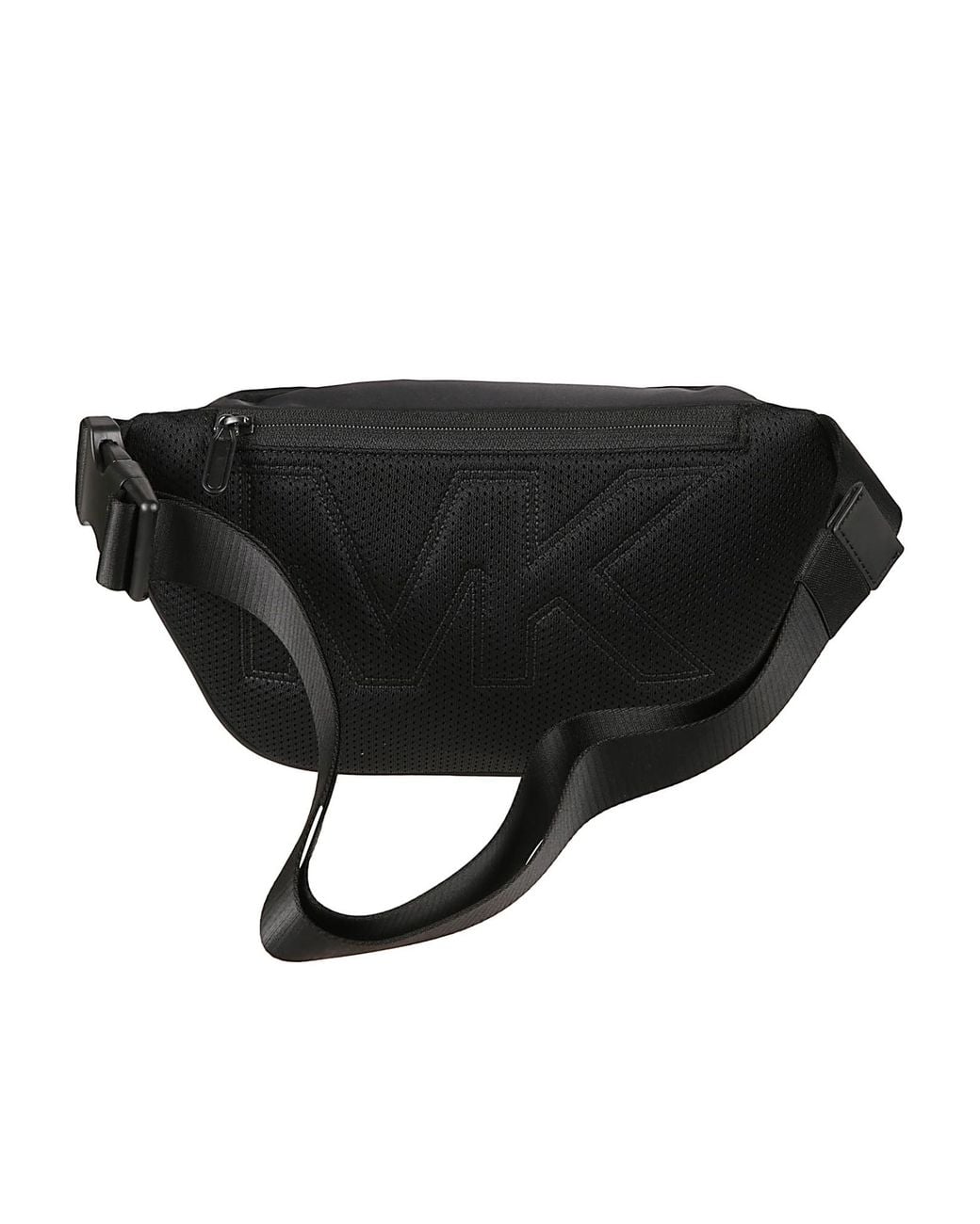 Michael Kors Black Logo Lettering Belt Bag for men
