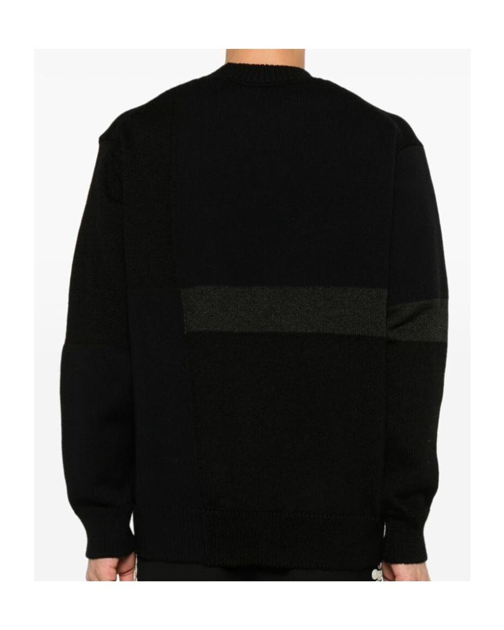 Comme des Garçons Black Comme Des Garçons Homme Crewneck Knitted Jumper for men