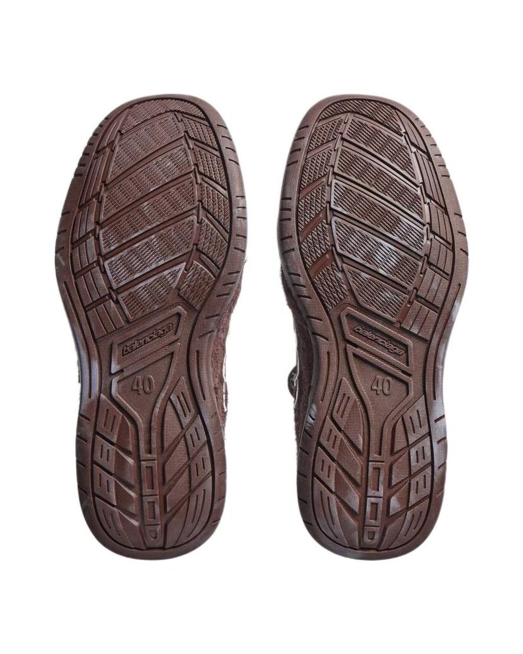 Balenciaga Brown Hamptons Suede Sneaker for men