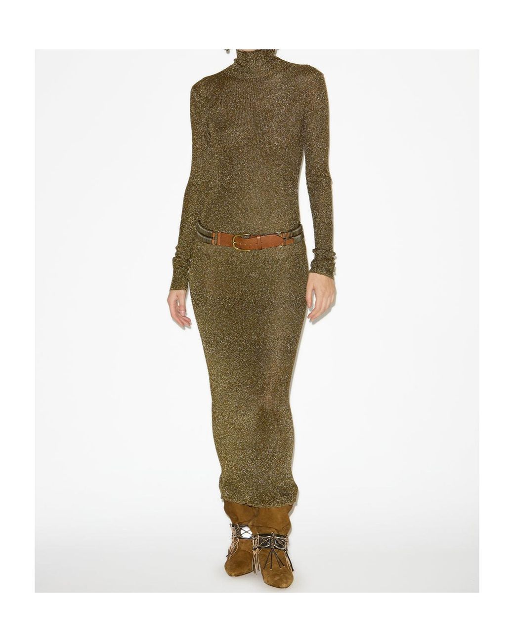 Isabel Marant Green Josita Dress