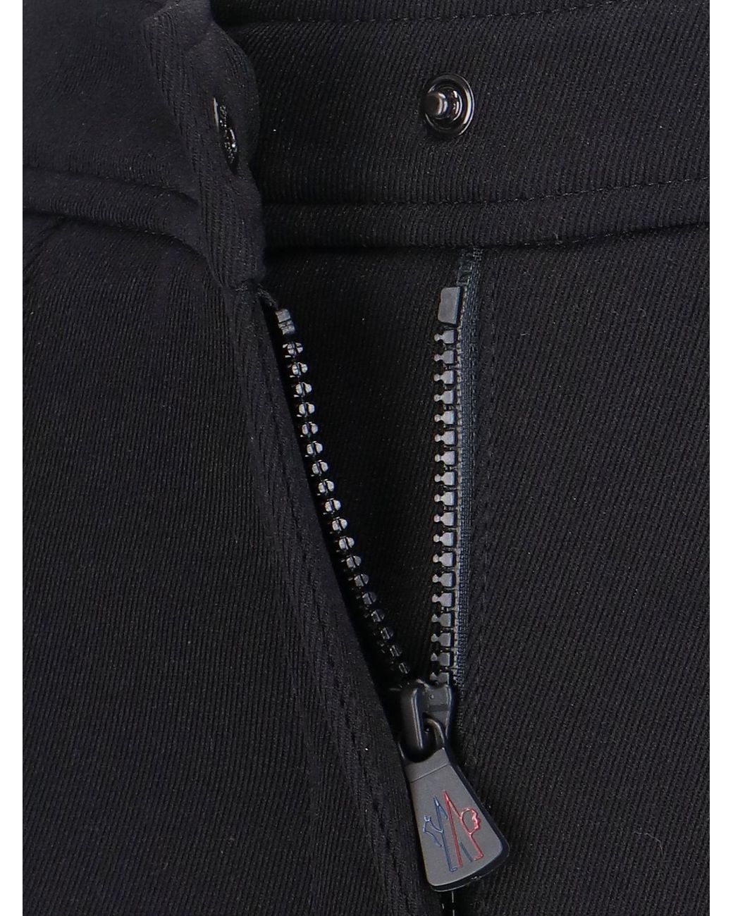 Moncler Black Twill Trousers
