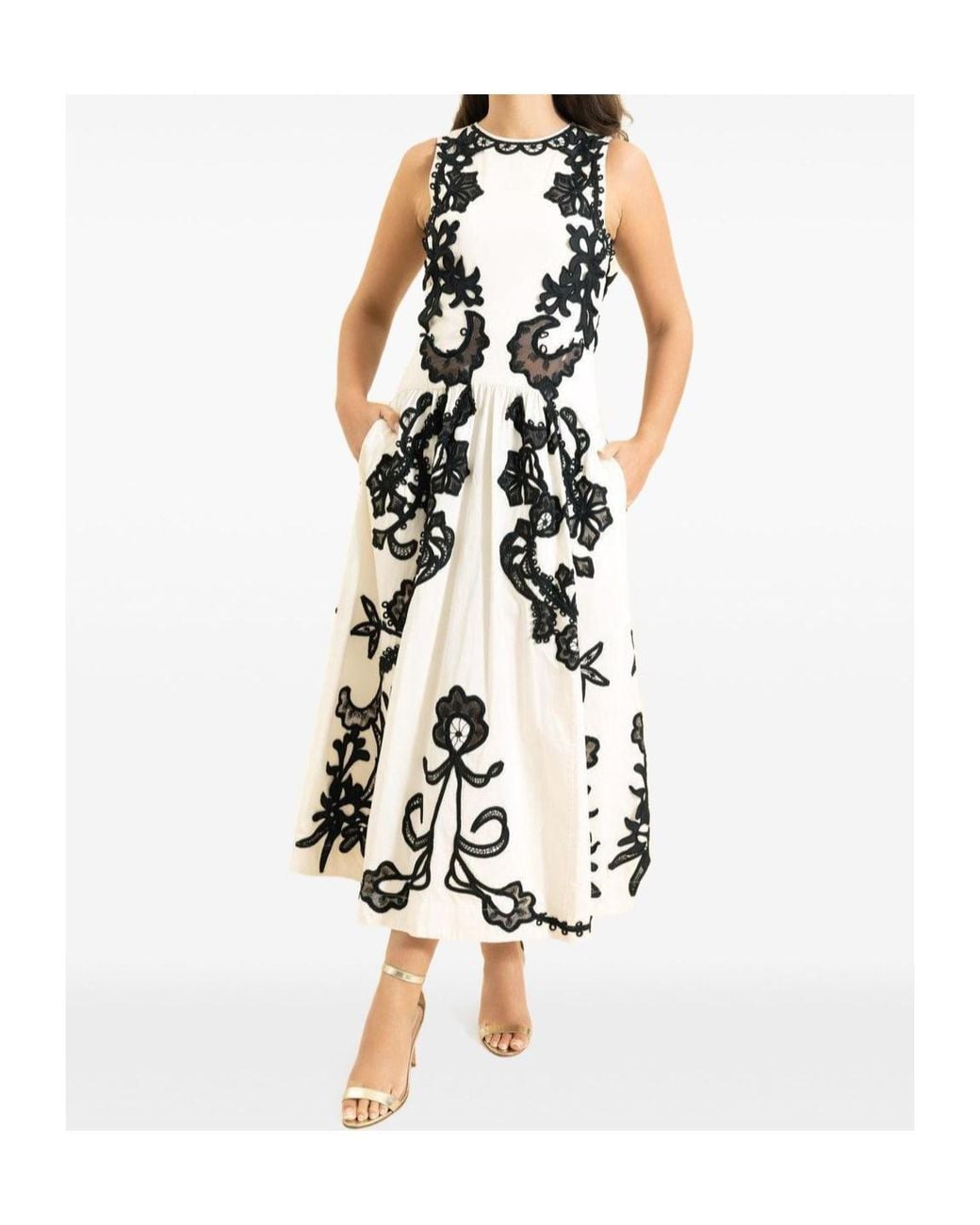 Ulla Johnson White Sleeveless Dress