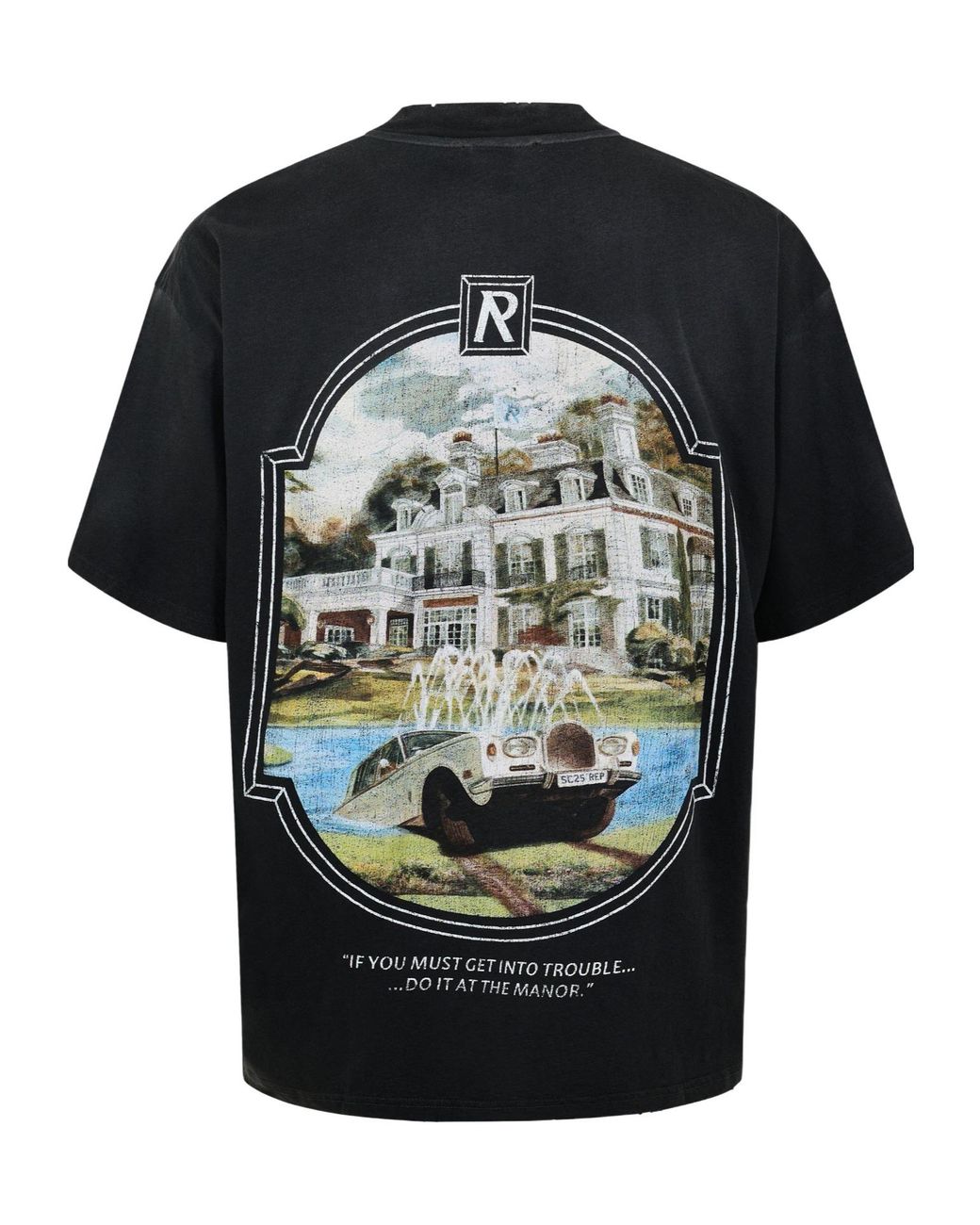 Represent Black Jersey T-Shirt for men