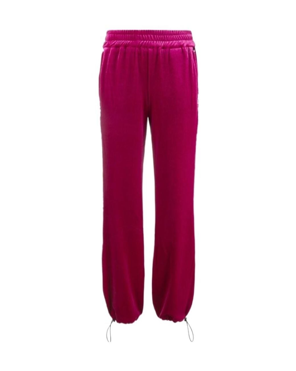 Versace Jeans Red Couture Logo-Tape Elasticated Waistband Track Pants