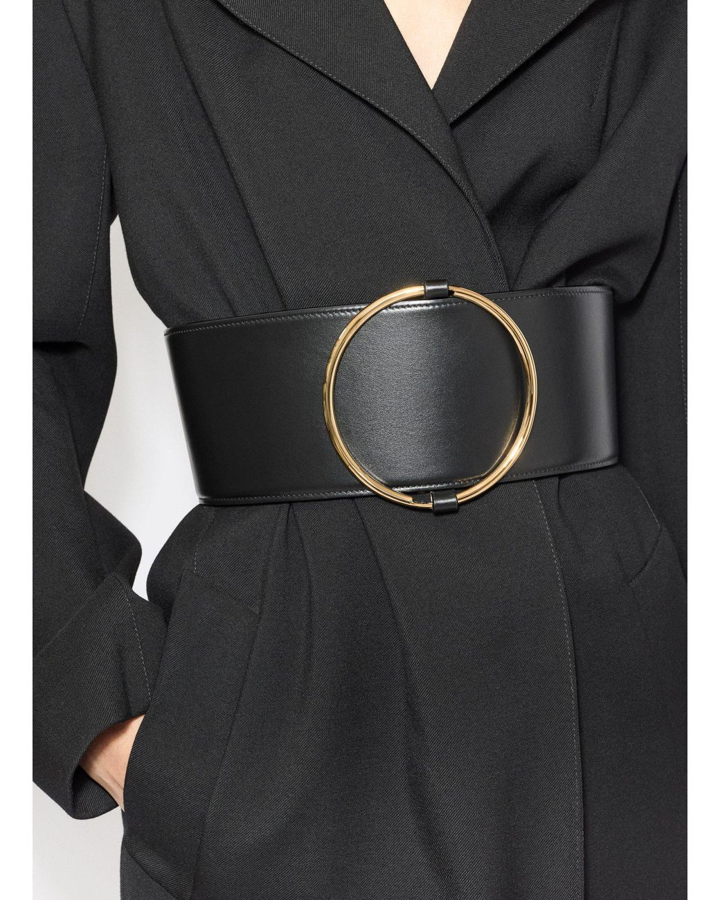 Alaïa Black Alaïa Ring Large Belt