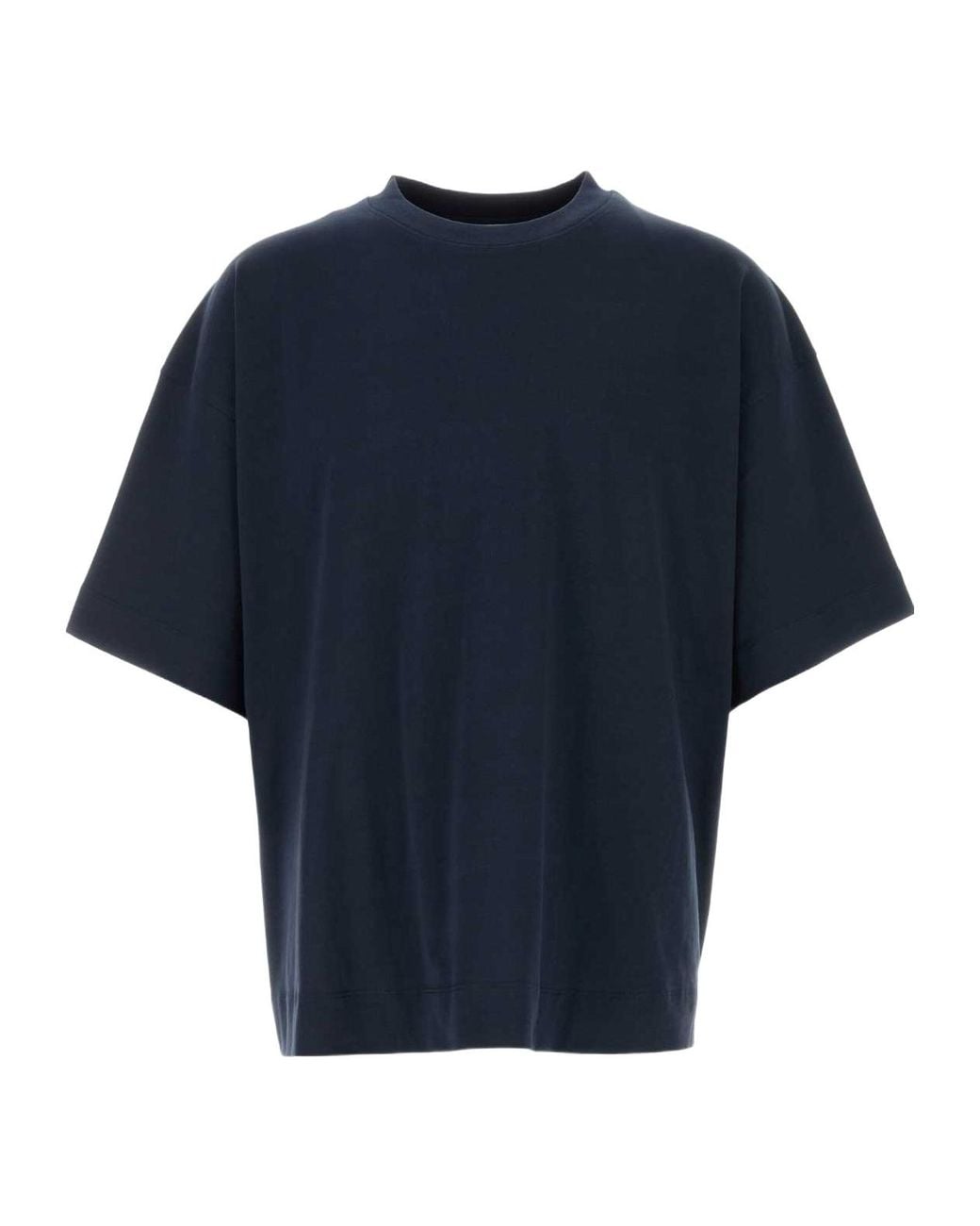Dries Van Noten Blue Short-Sleeved T-Shirt for men
