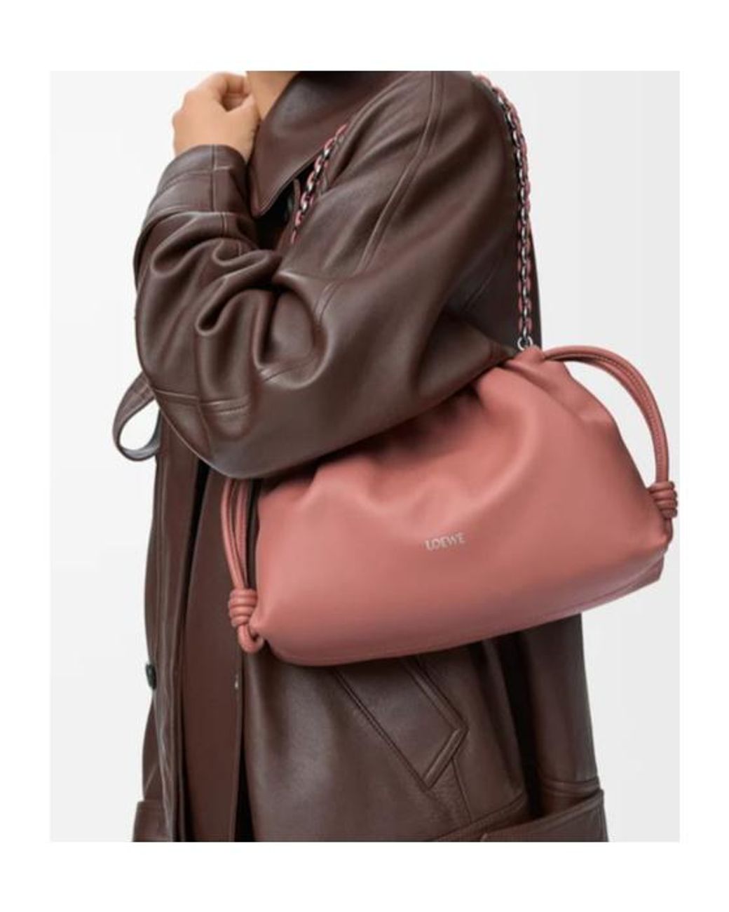 Loewe Pink Medium Flamenco Purse
