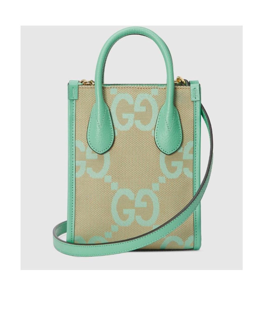 Gucci Green Mini Jumbo Gg Tote Bag for men