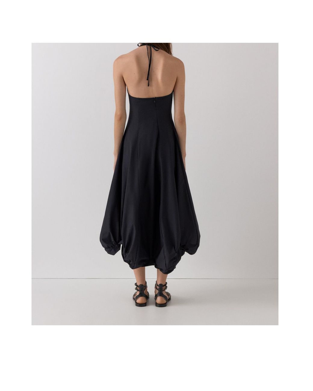 GIMAGUAS Black Samba Midi Dress