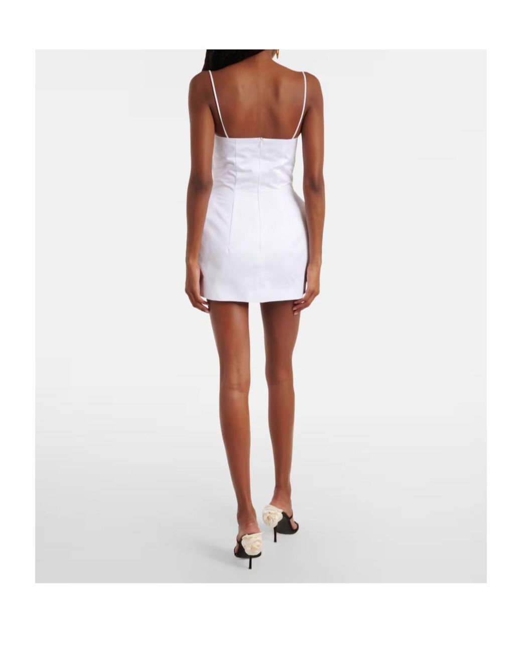 Magda Butrym White Suspender Dress