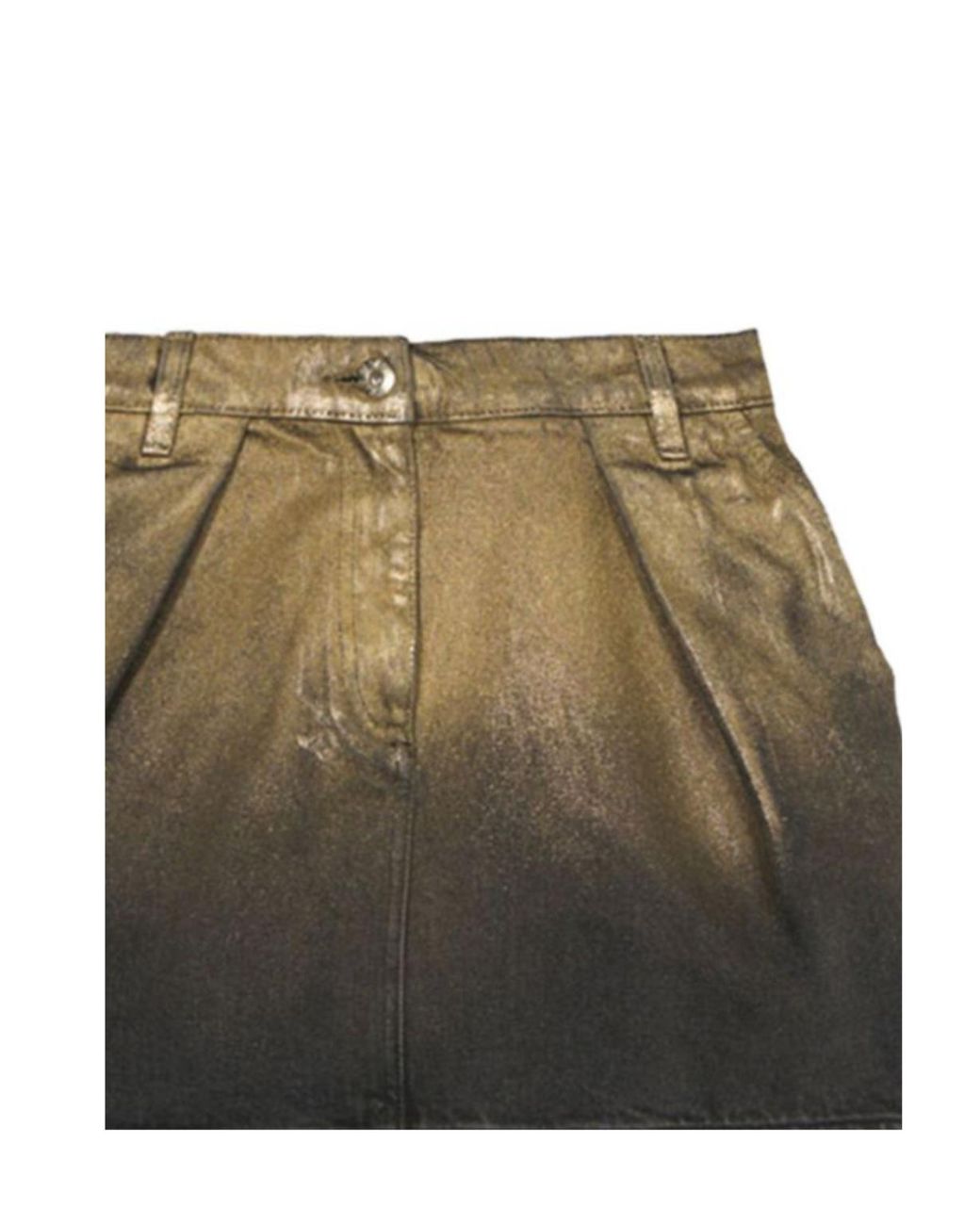Blumarine Green Mini Skirt