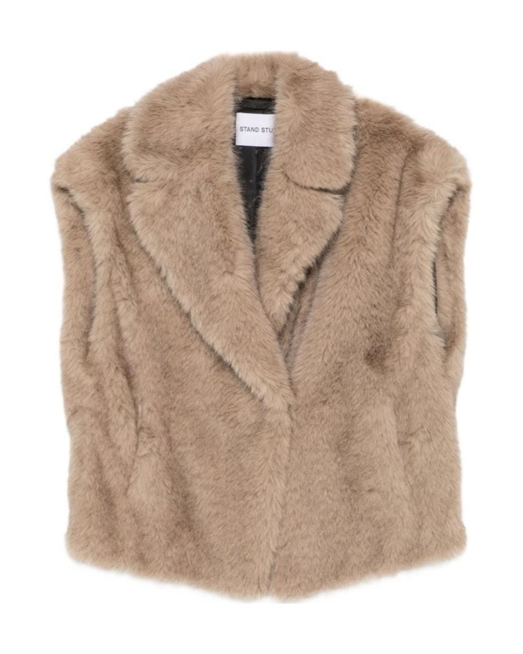 Stand Studio Natural Sleeveless Coat