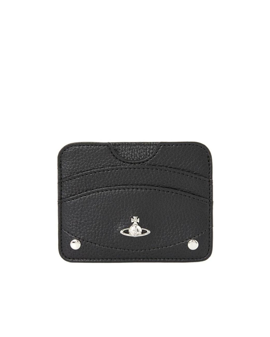 Vivienne Westwood Black Orb Logo Card Wallet