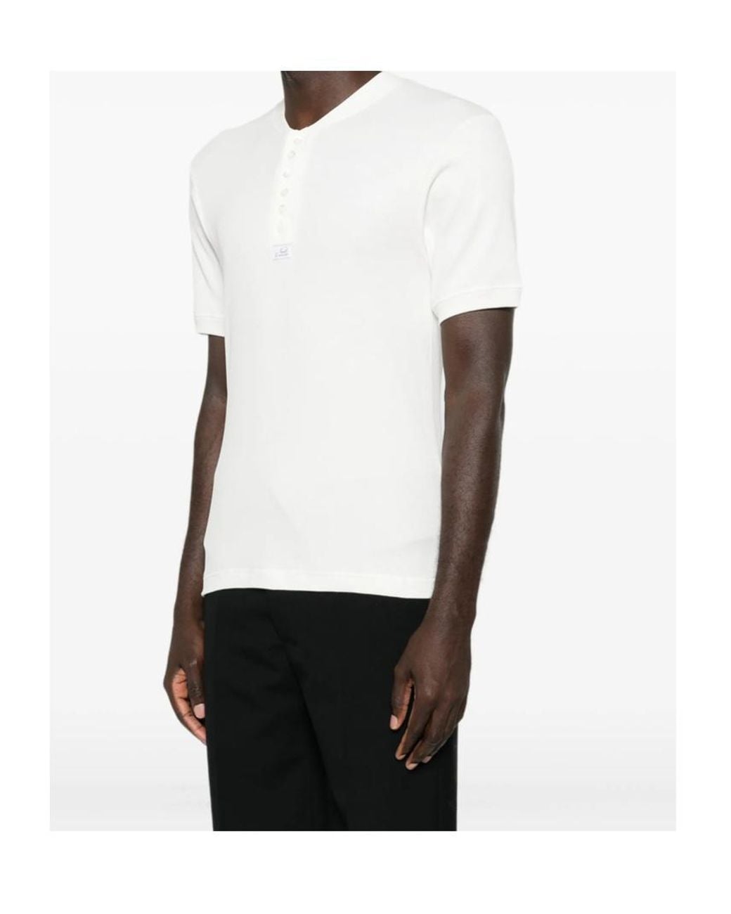 Magliano White Short-Sleeved Button-Front T-Shirt for men
