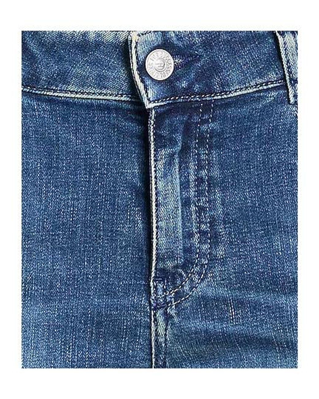 DIESEL Blue Dark Slim Flare Jeans