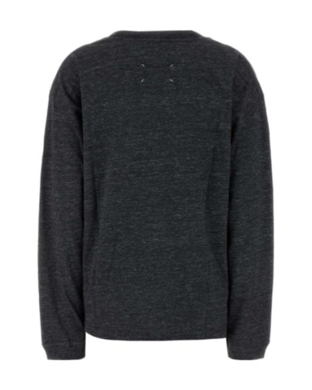 Maison Margiela Black Numbers Long-Sleeve T-Shirt