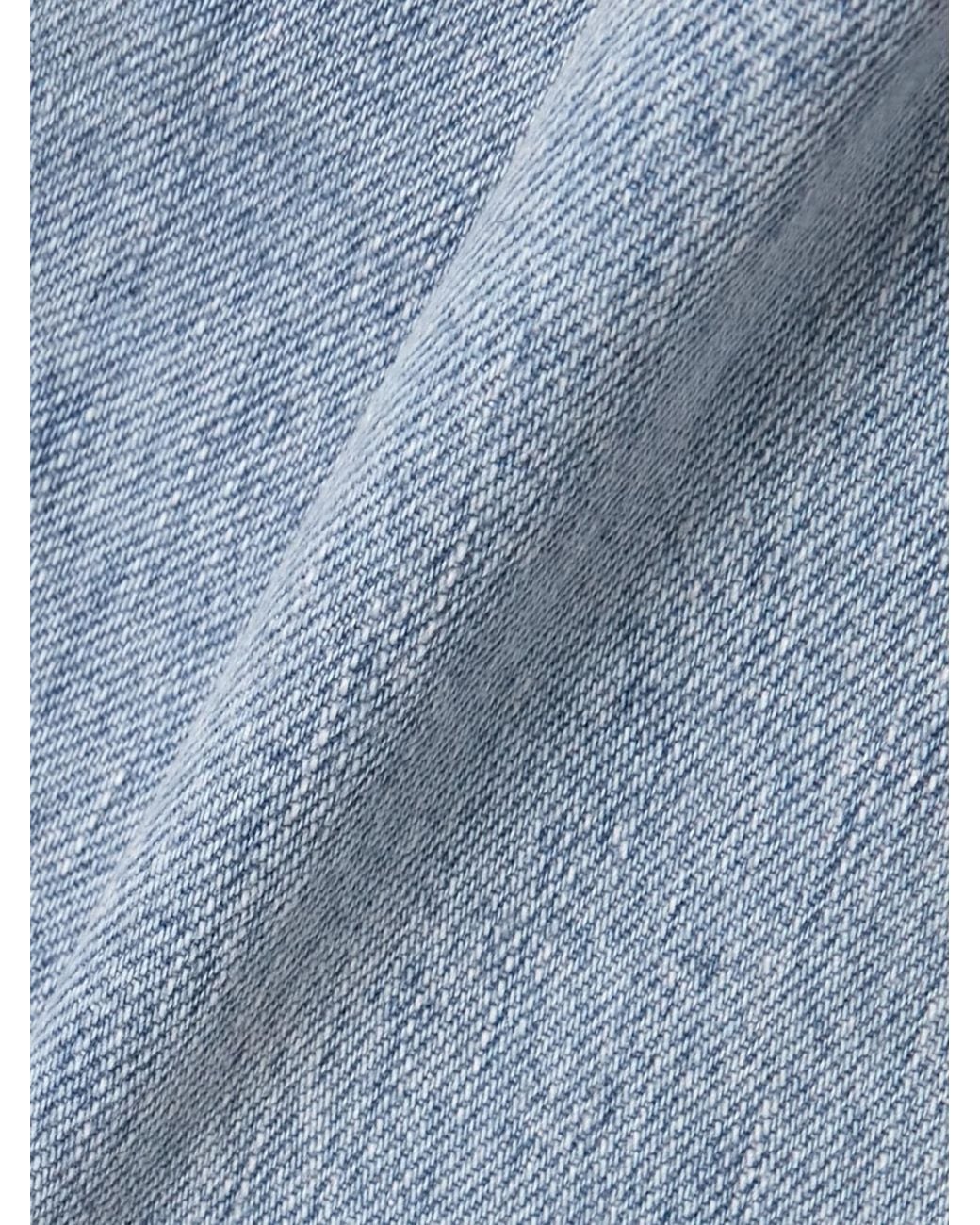 Wardrobe NYC Blue Strapless Denim Top