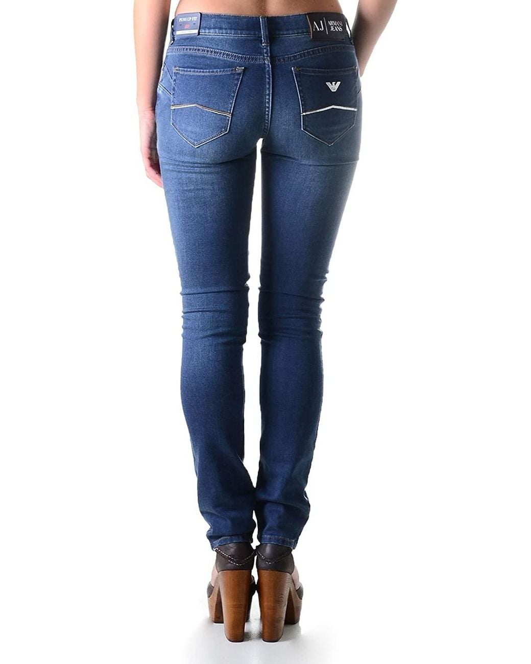 Armani Jeans Blue Logo Jeans