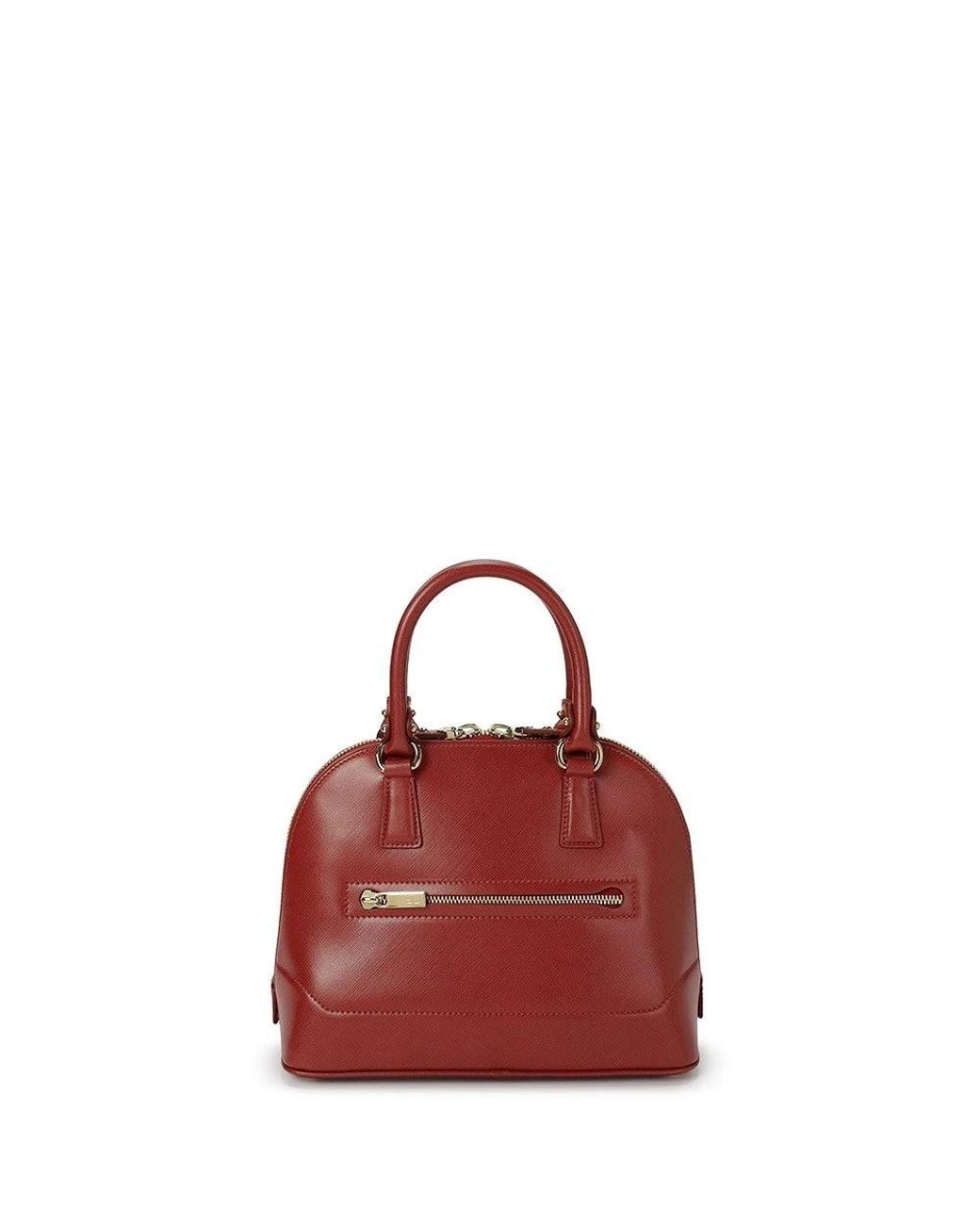 Ferragamo Red Logo Handbag