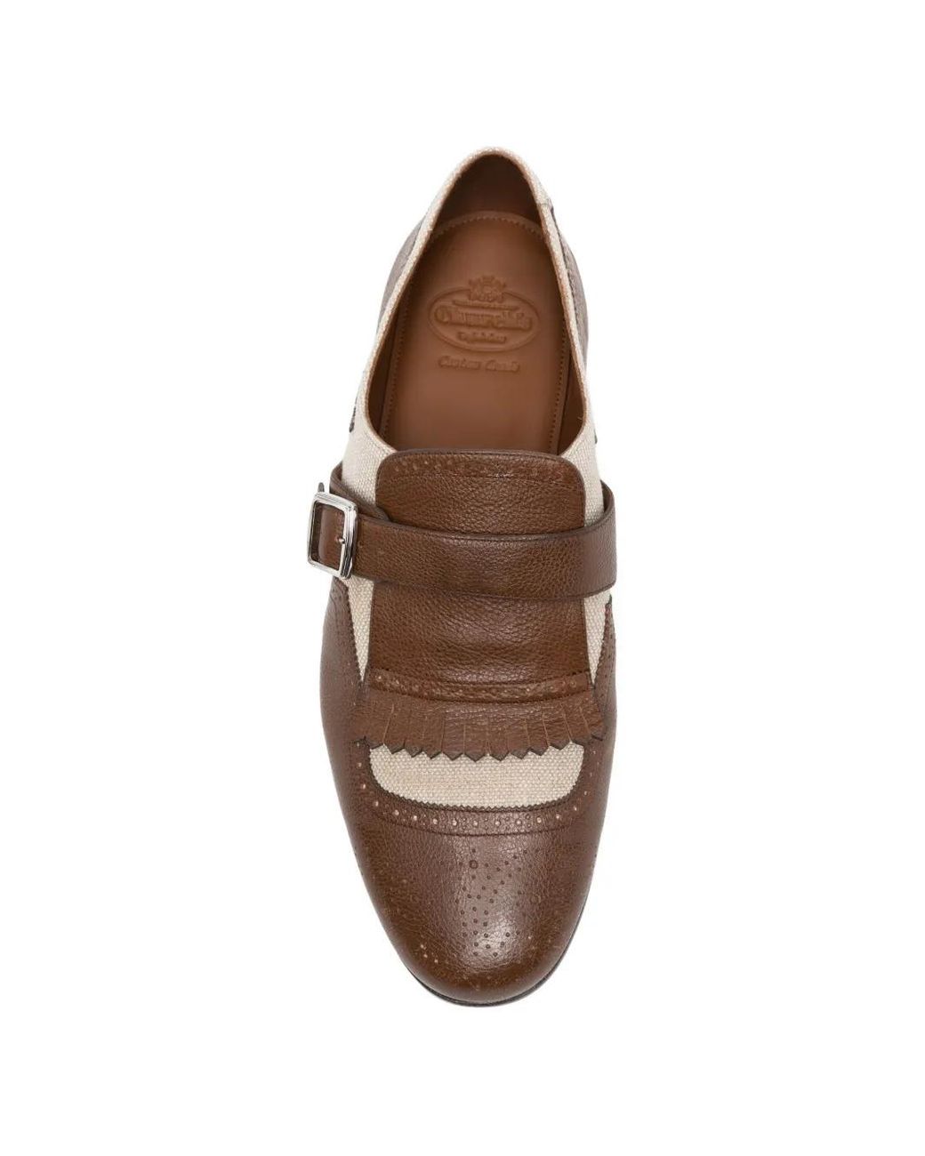 Church's Brown Round-Toe Loafers for men