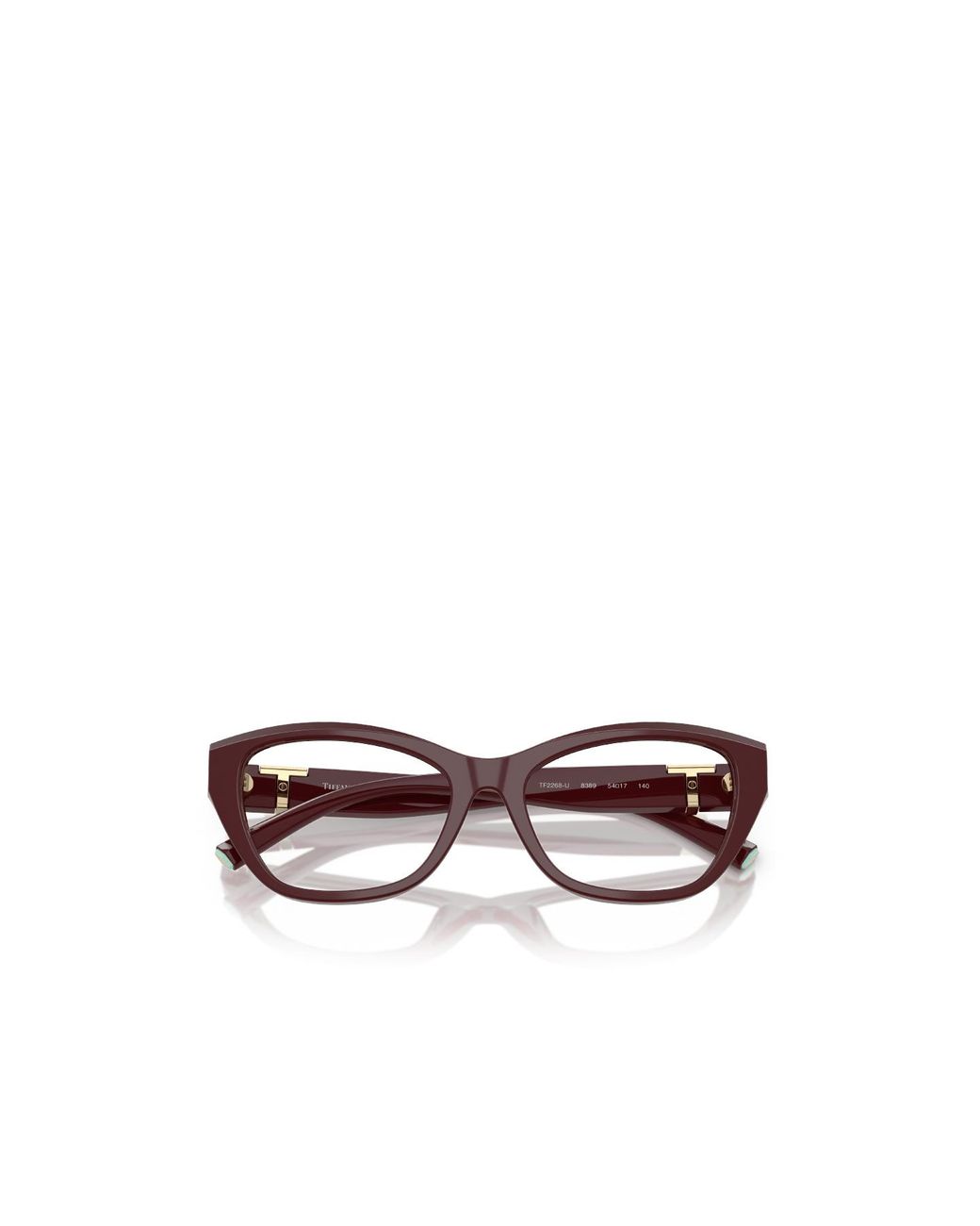 Tiffany & Co White Cat-Eye Frame Glasses