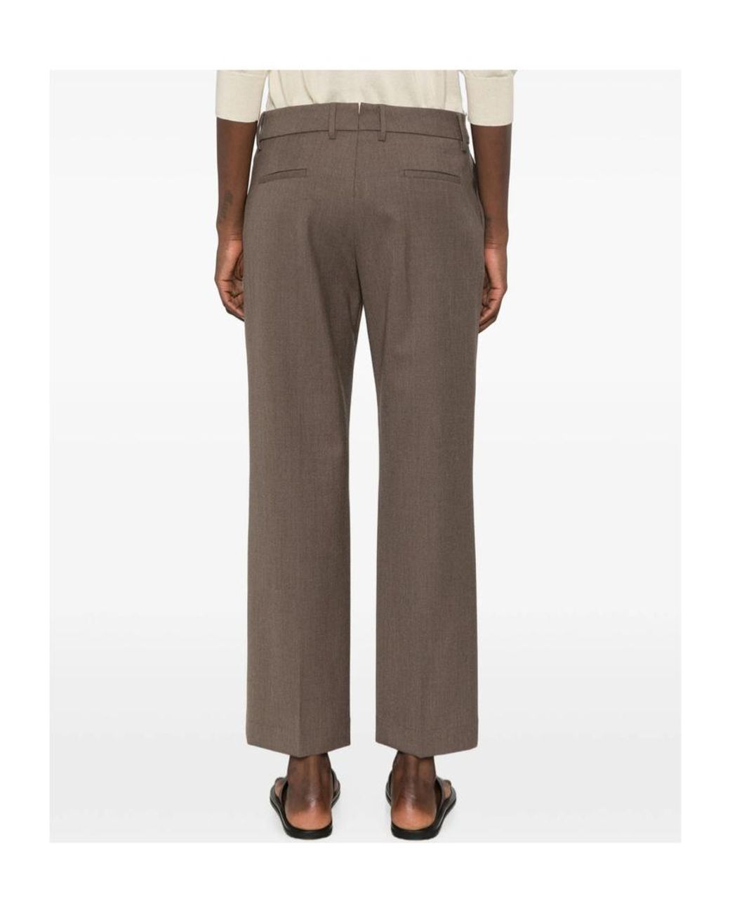 Berwich Gray Straight-Leg Casual Pants