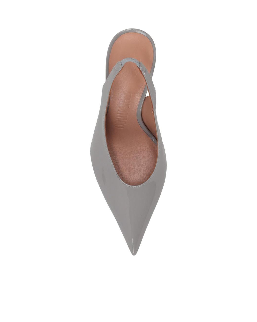 The Attico White Pointed-Toe High-Heeled Sandals