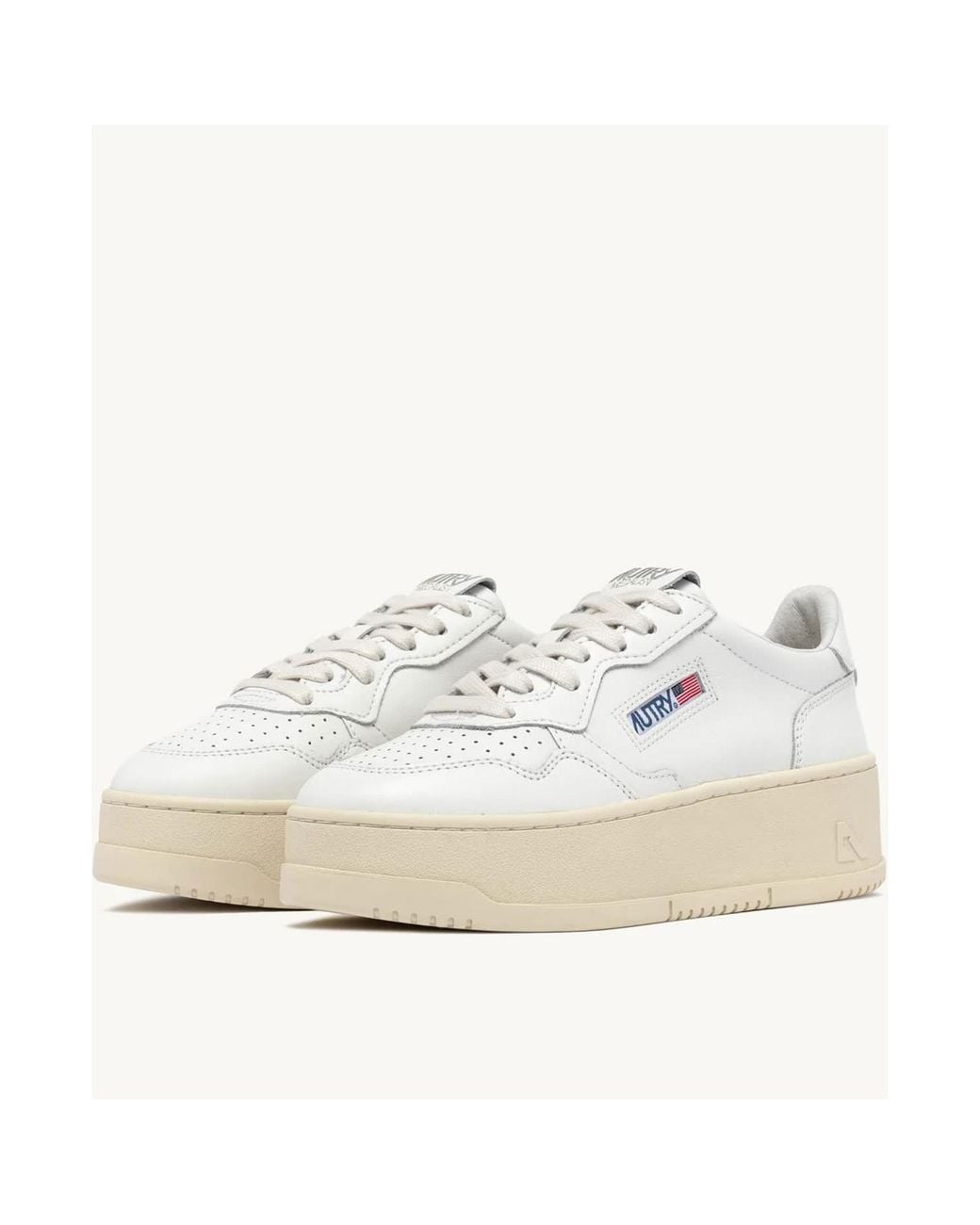 Autry White Trainers