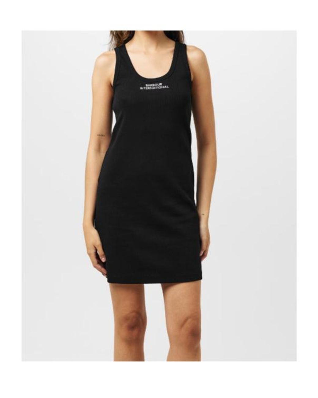 Barbour Black Sleeveless Dress